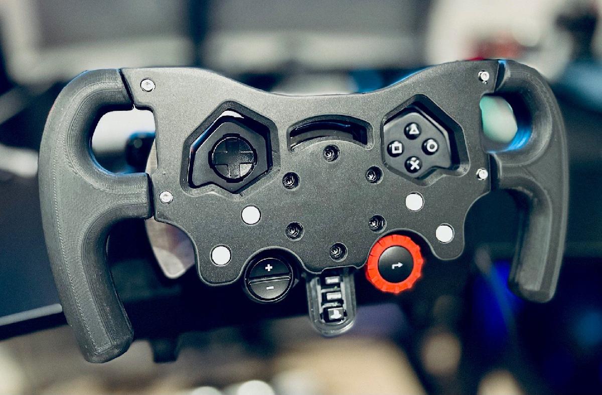 Roda estilo Logitech G29 F1 (impressao facil)