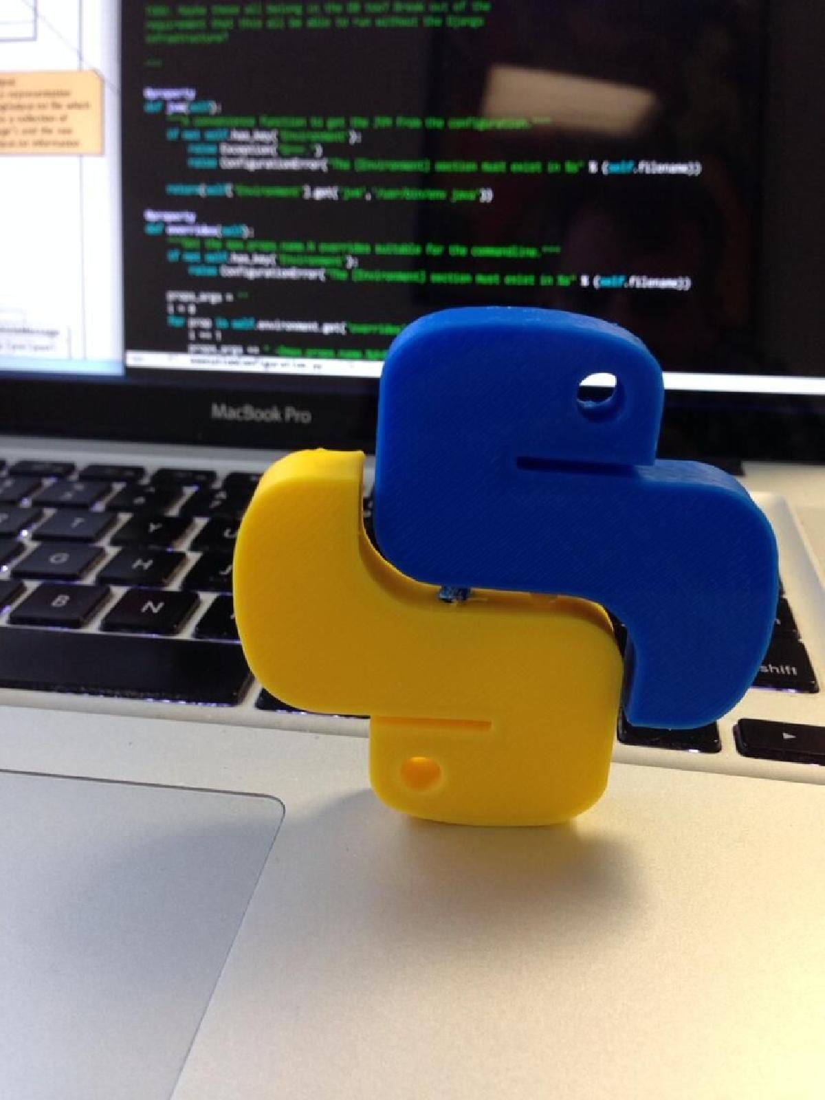 Logotipo Python (metade)