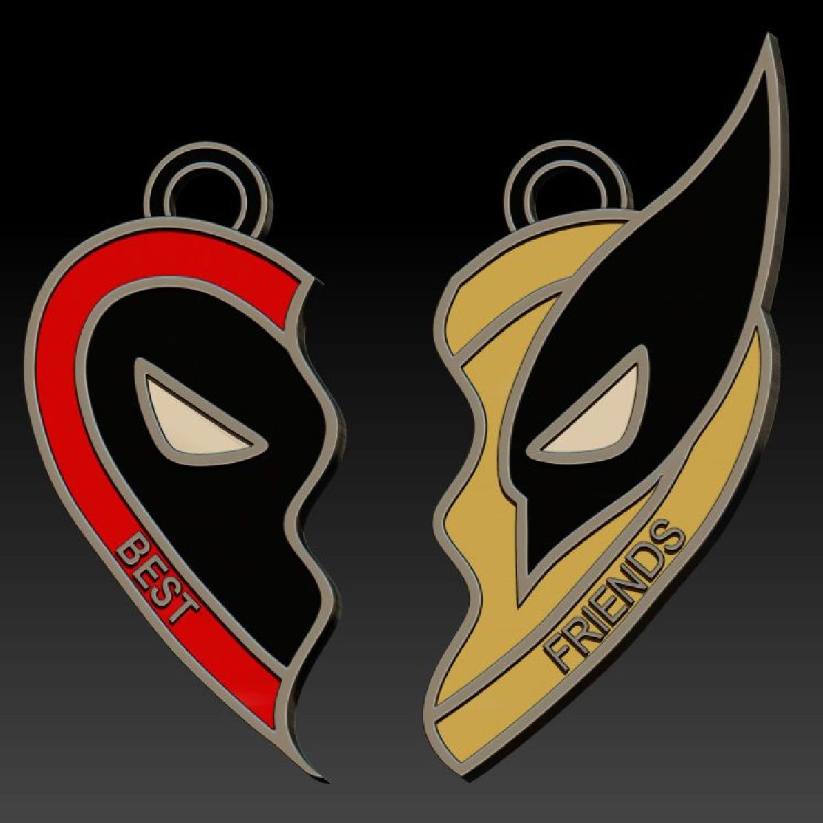 Deadpool e Colar Wolverine