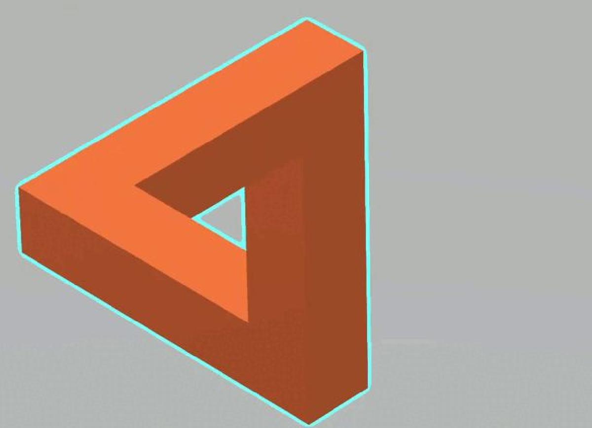 Ilusao Optica   Triangulo de Penrose