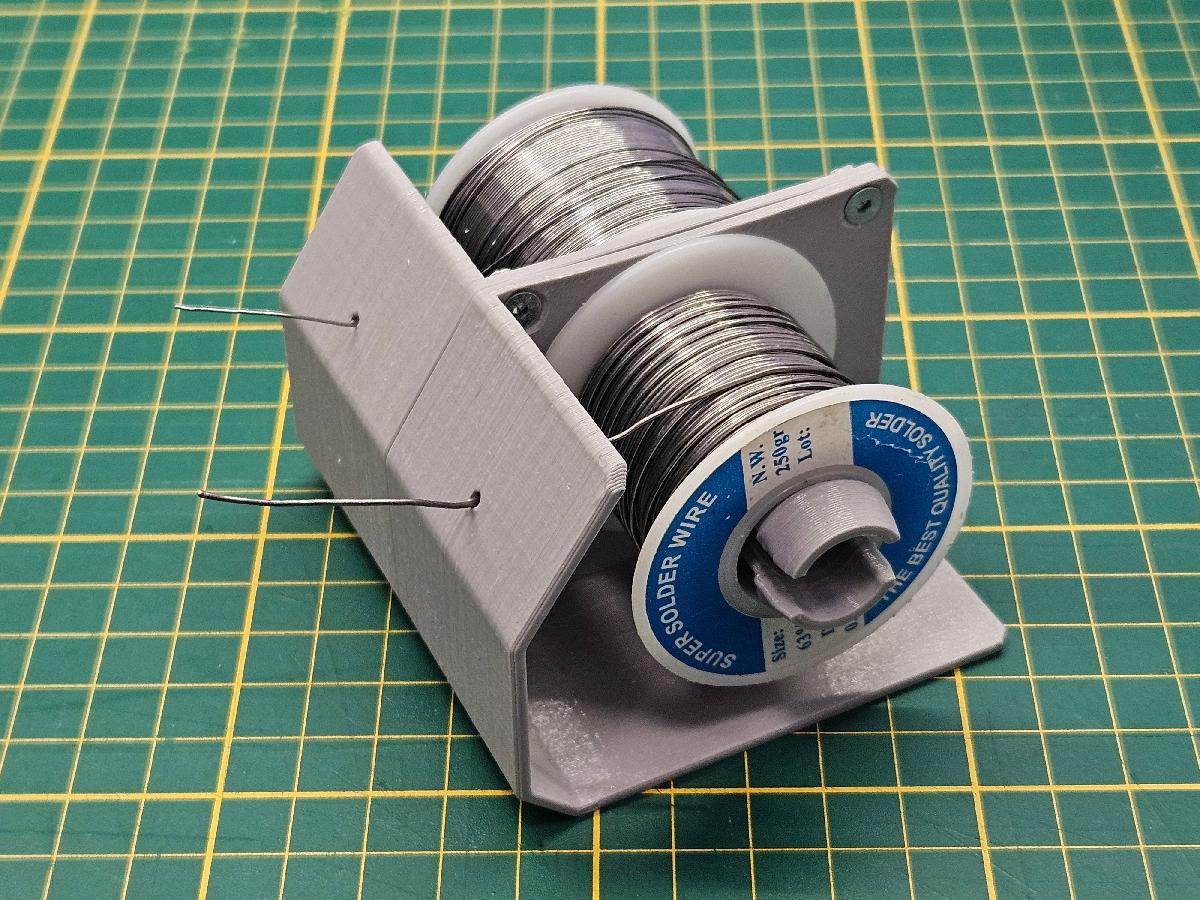 Suporte de carretel de ferro de solda para carreteis de 35 mm e 65 mm