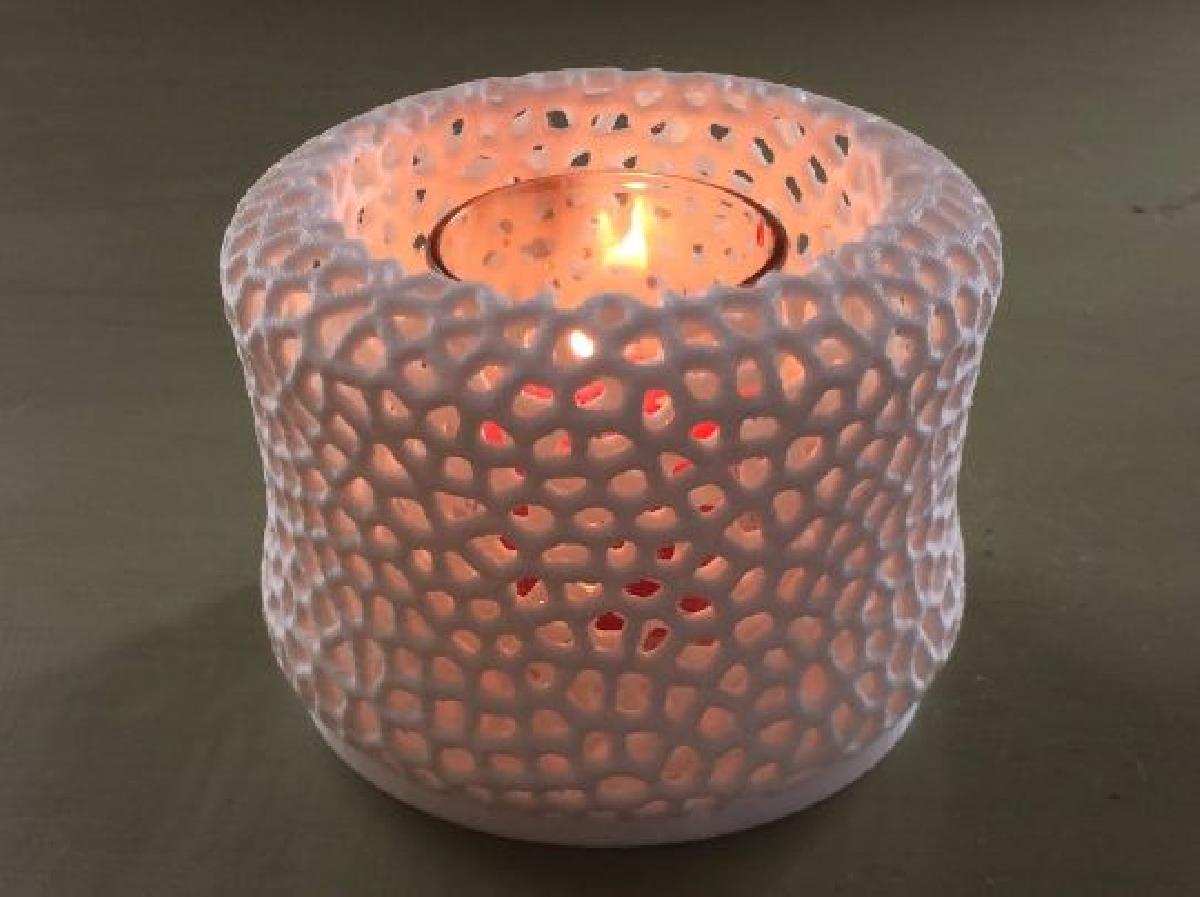 Abajur LED Voronoi tealight