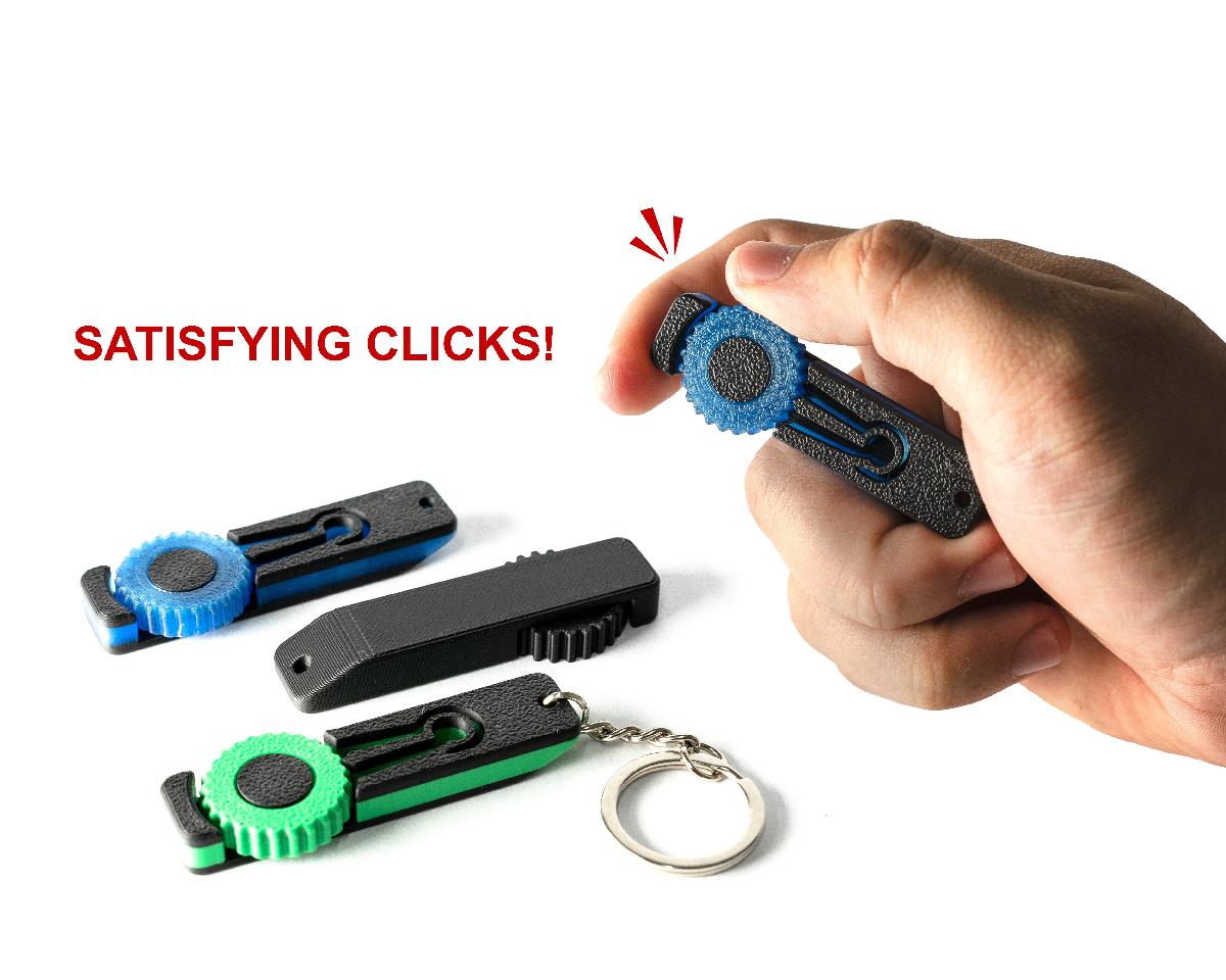 Chaveiro Fidget Clicky Print in Place