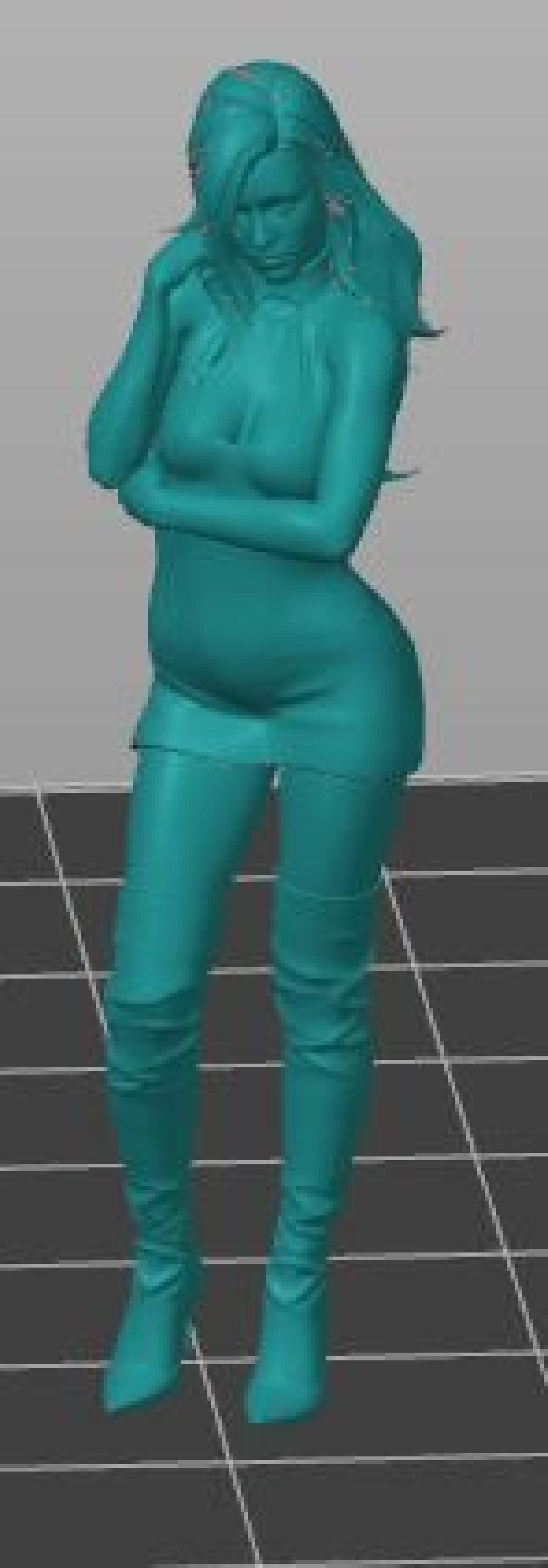 FIGURA DE UMA MULHER SEXY EM ESTILETES