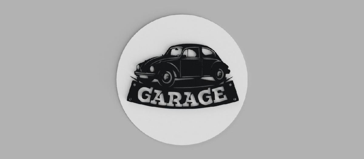 VOLKSWAGEN FUSCA FUSCA VOCHO VW LOGO VW Porta copos de garagem