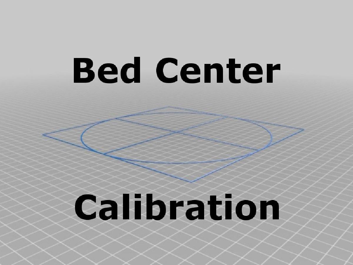 Tutorial de calibracao do centro da cama (usando reticulos parametricos com retangulo)