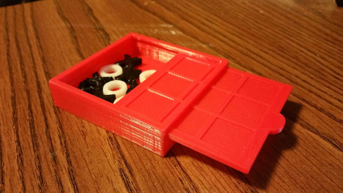 Caixa de Bolso "Jogo da Velha"
