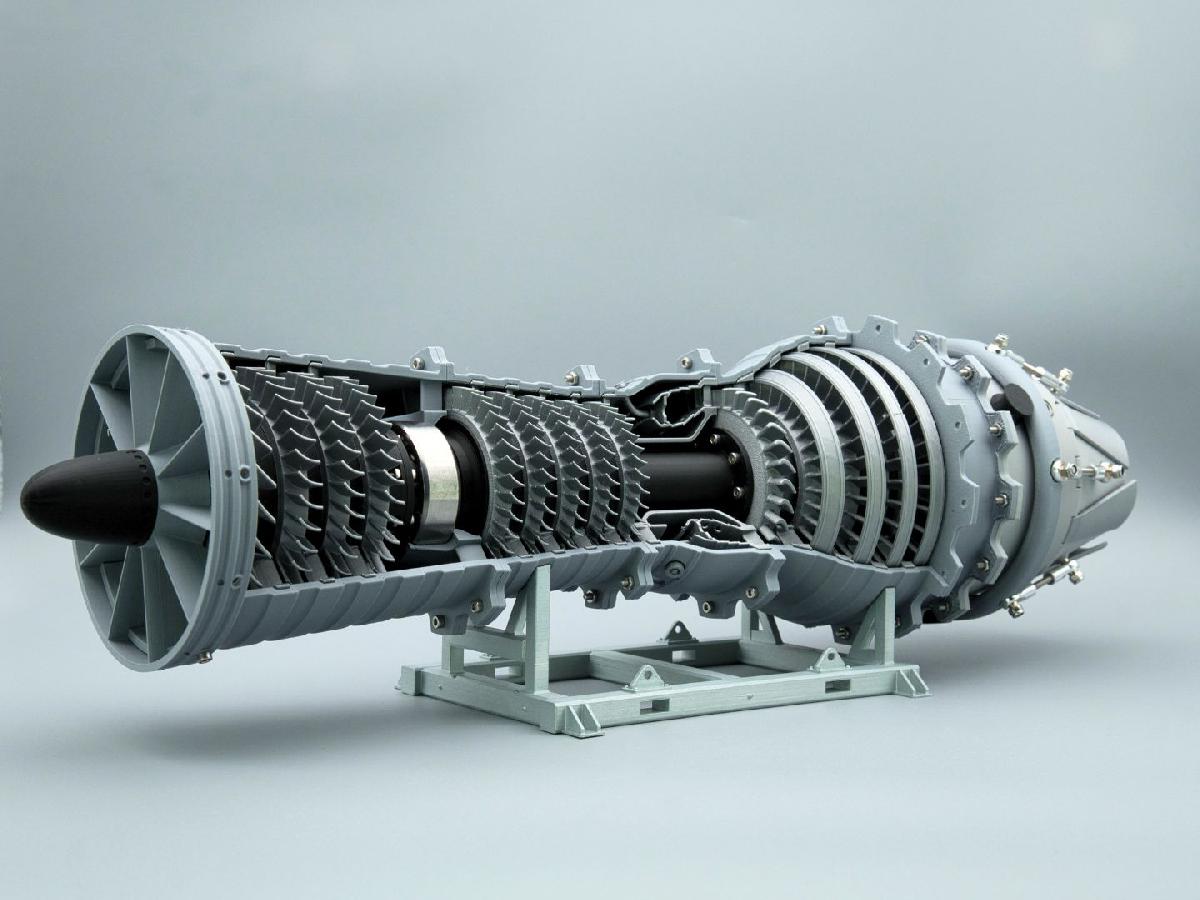 Motor turbojato imprimivel em 3D