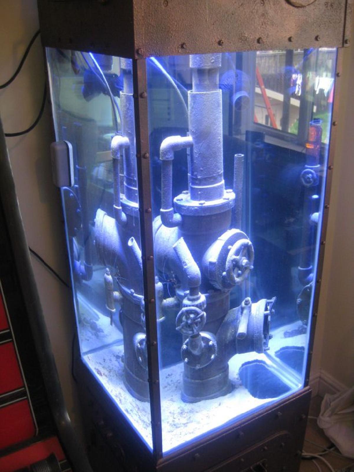 Aquario / Tubulacao do Tanque de Peixes / Pecas de Ornamento de Tubos Steampunk