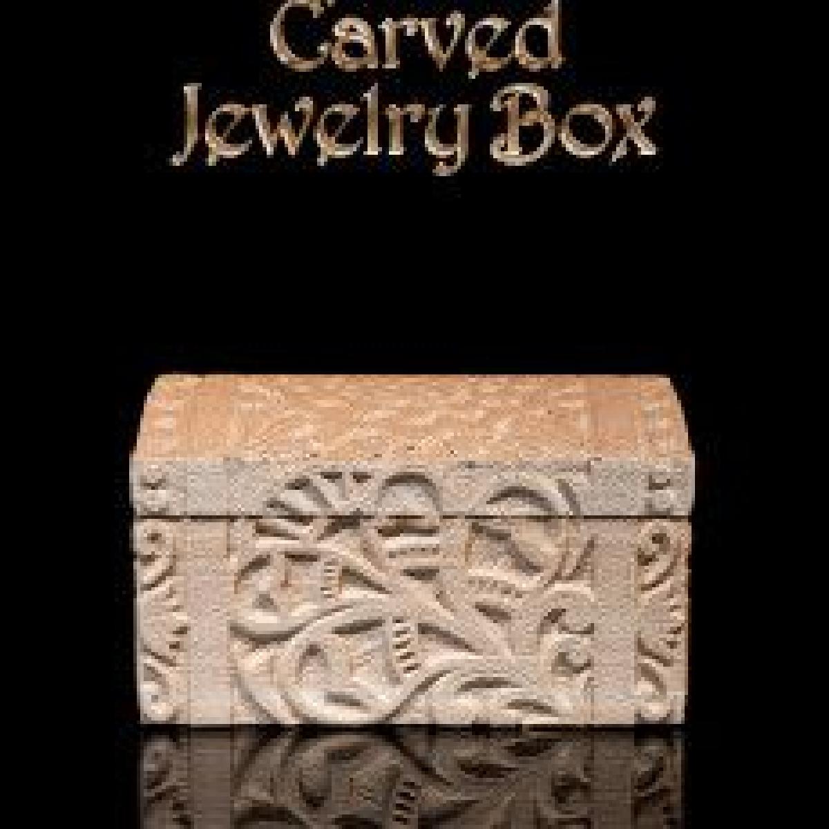 Caixa de joias esculpidas