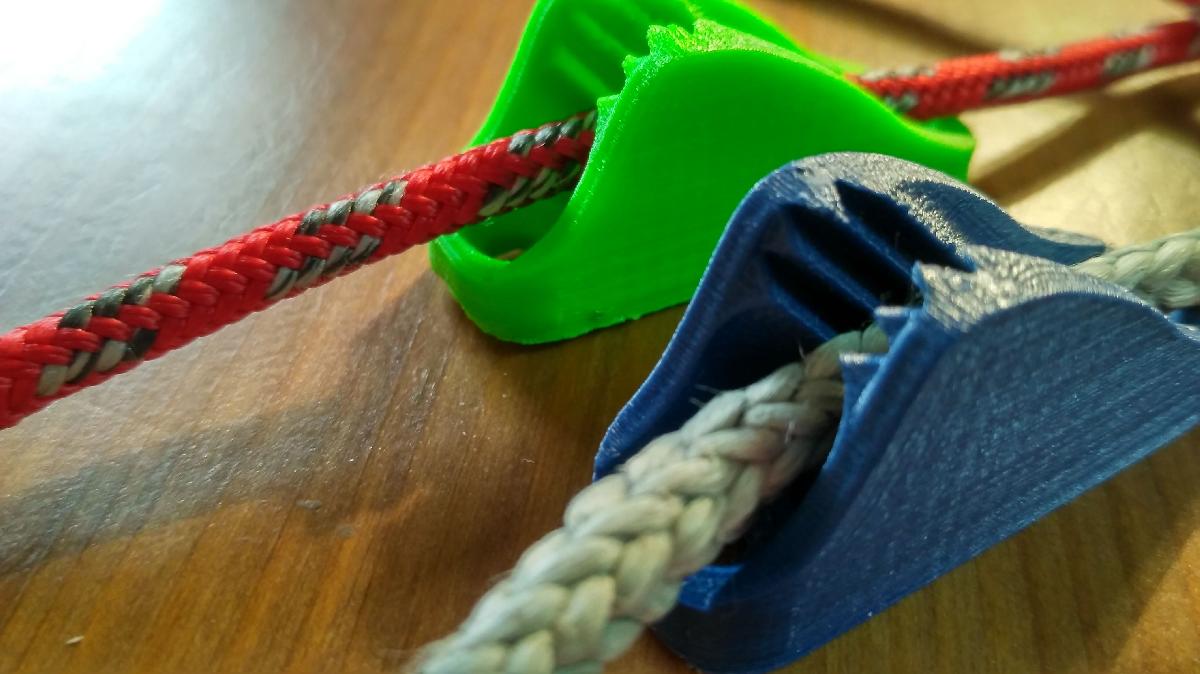 Grampo de molusco para vela para corda