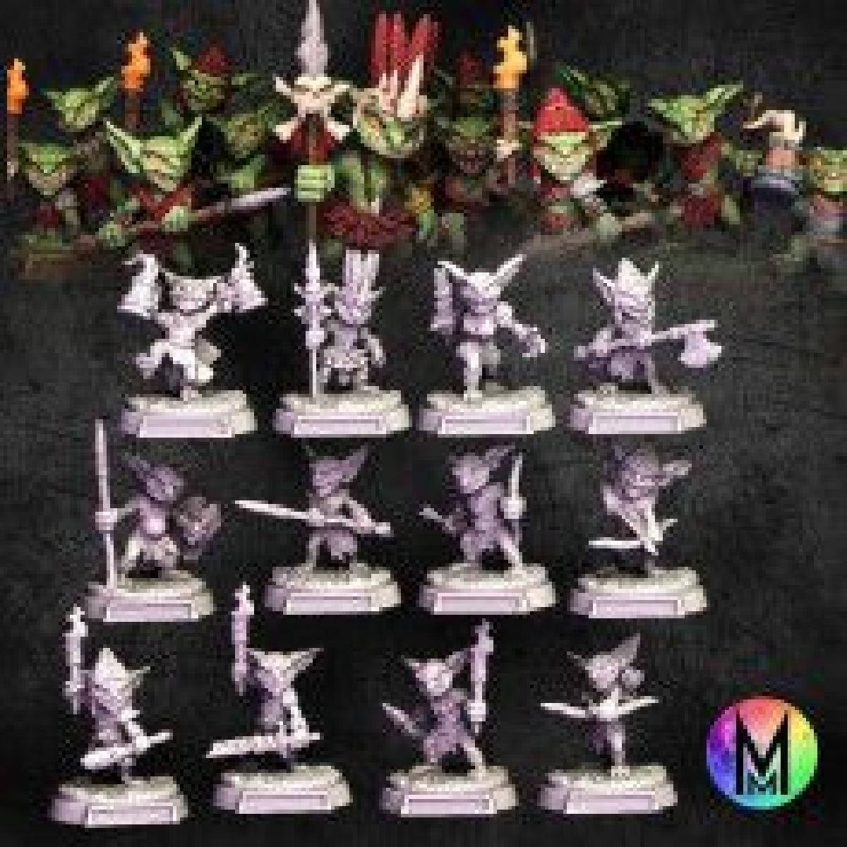 Goblins Mega Bundle of Goblins (Melee Goblins, Archer Goblins, Leader e Goblins especiais)