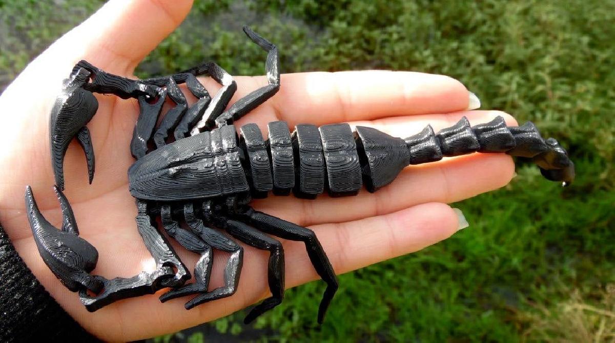 Articulated_Emperor_Scorpion_noSupports stl