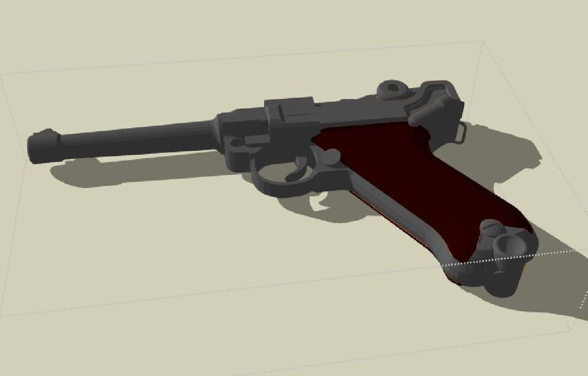 Pistola antiga GUN