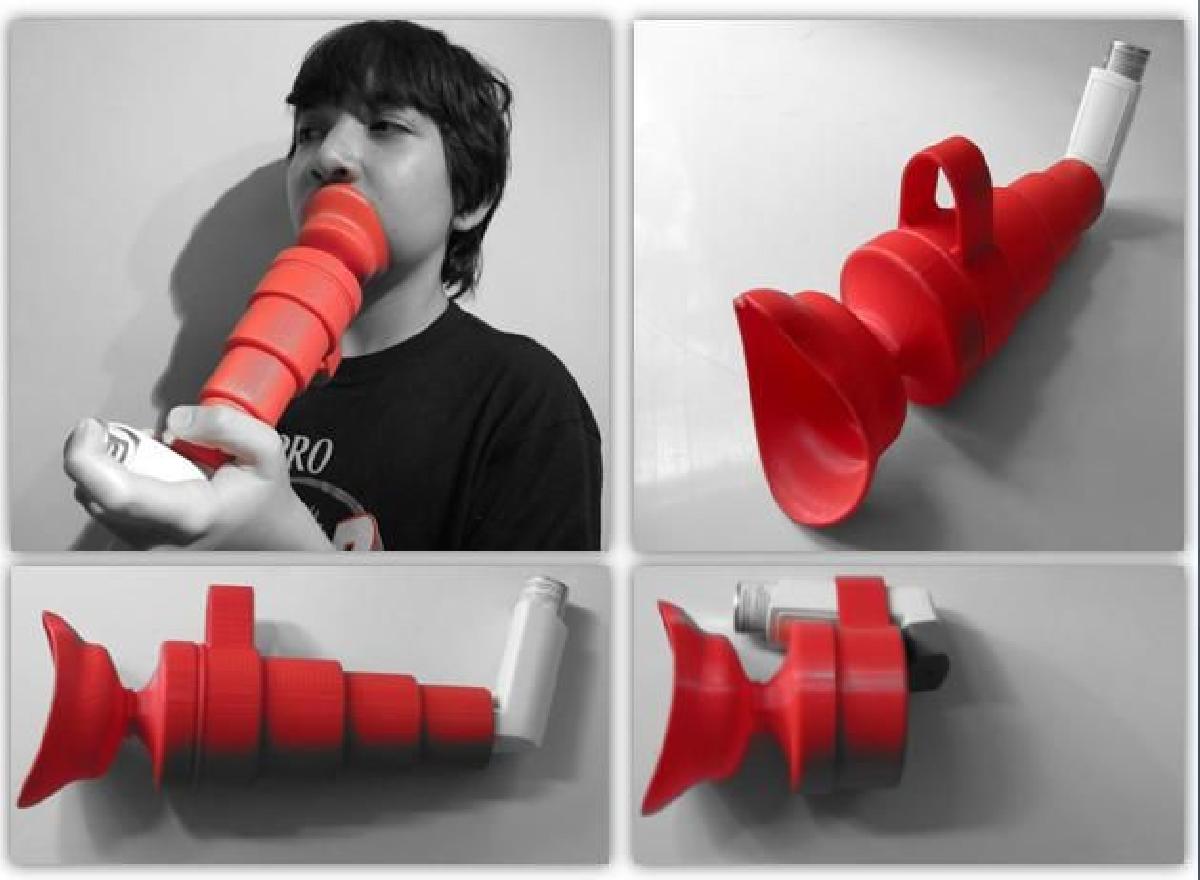 Inalador de espaco tubear V1