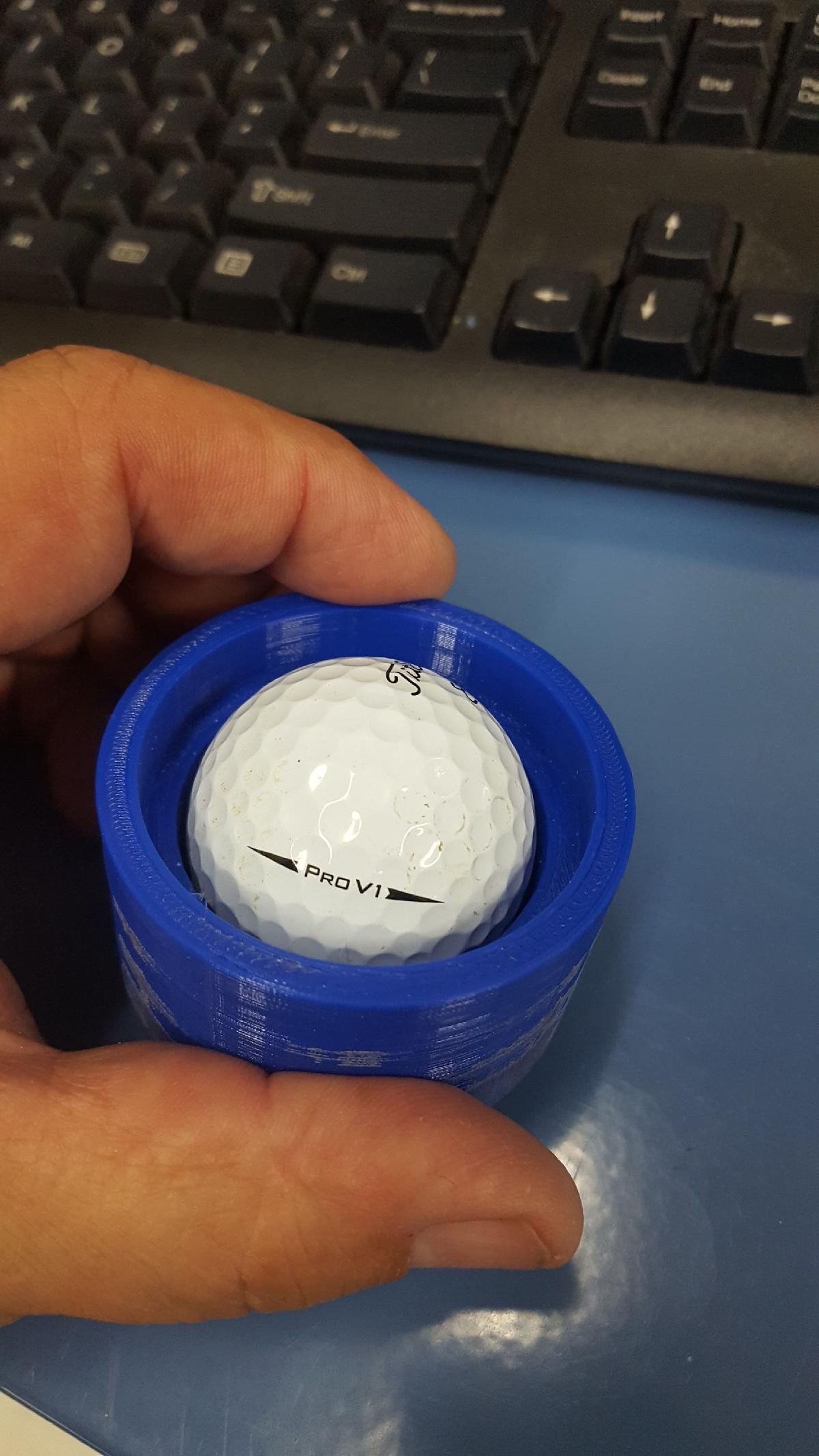 Valvula de bola de golfe