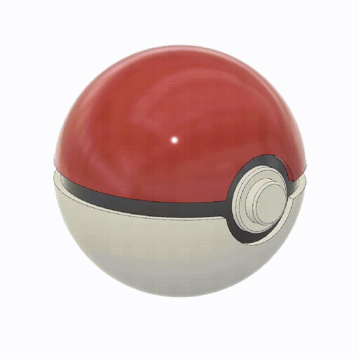 Pokebola em partes simples