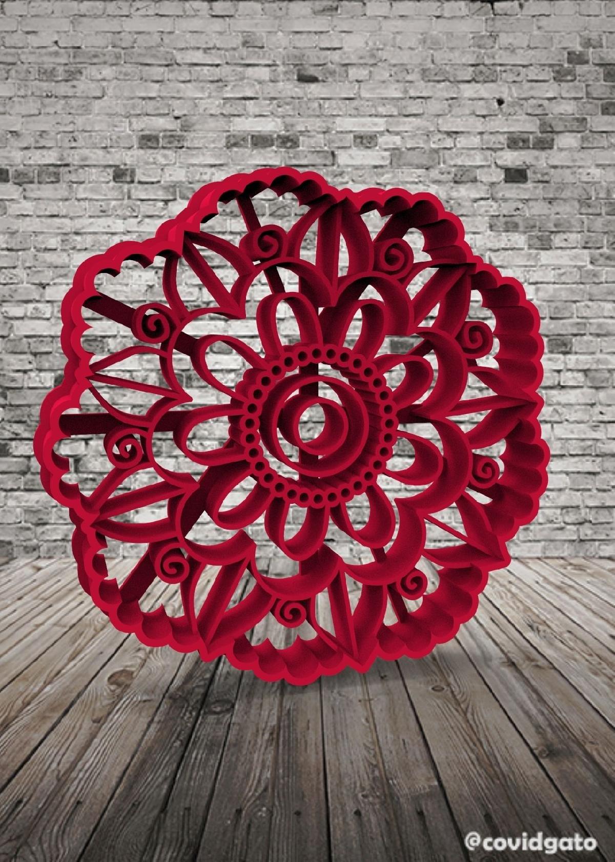 Conjunto x 3   Mandalas   Cortador de biscoitos