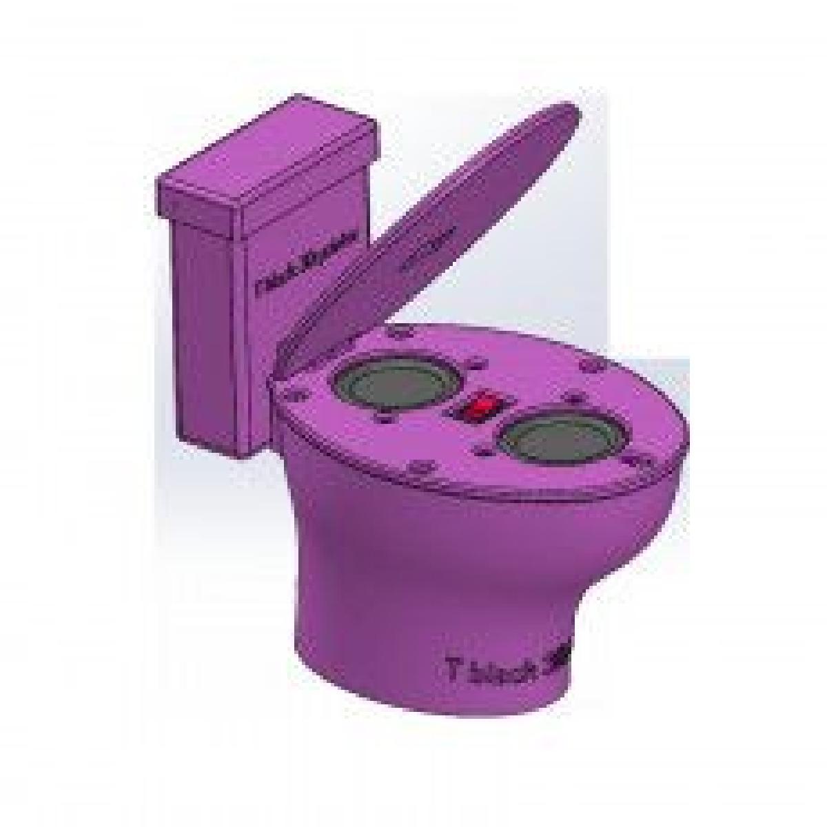 alto falante bluetooth do vaso sanitário