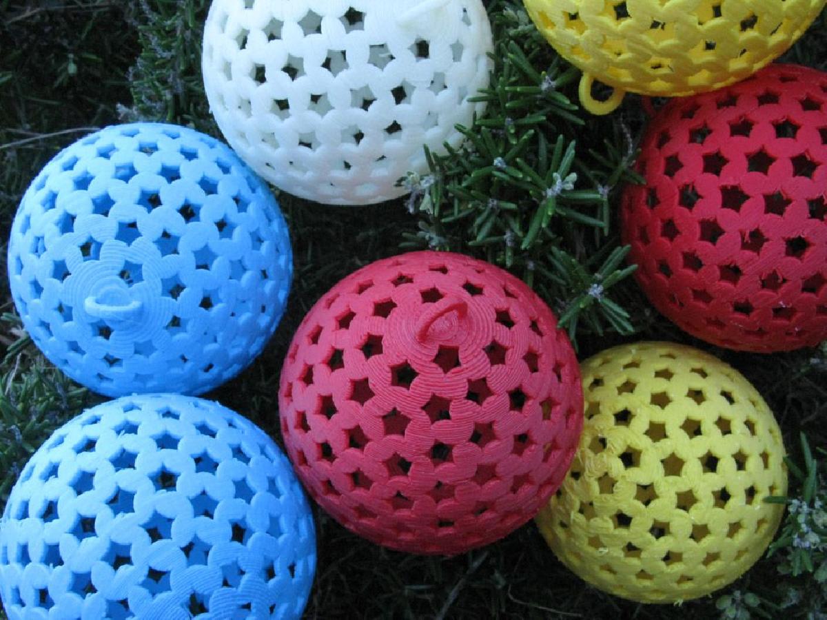  Enfeite de Natal furado   