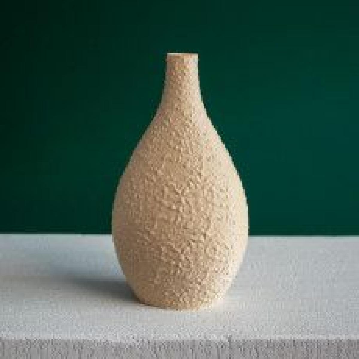 Vaso decorativo com textura de granito (modo vaso)