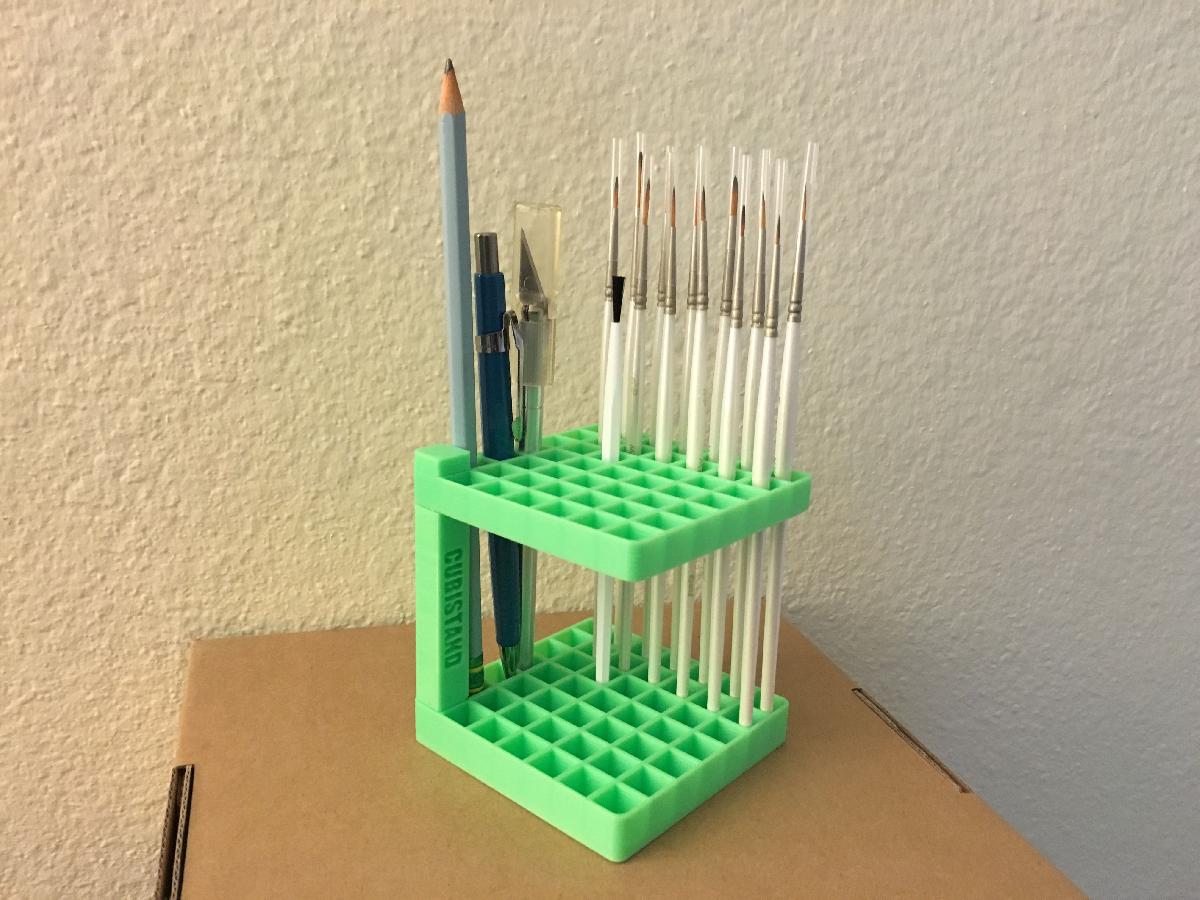 Cubistand Lápis Pen Brush Holder Stand