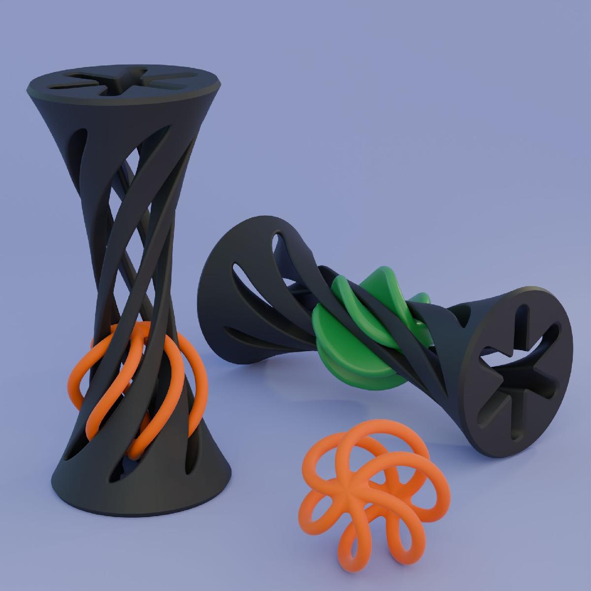 Bolas espirais (brinquedo de inquietacao)