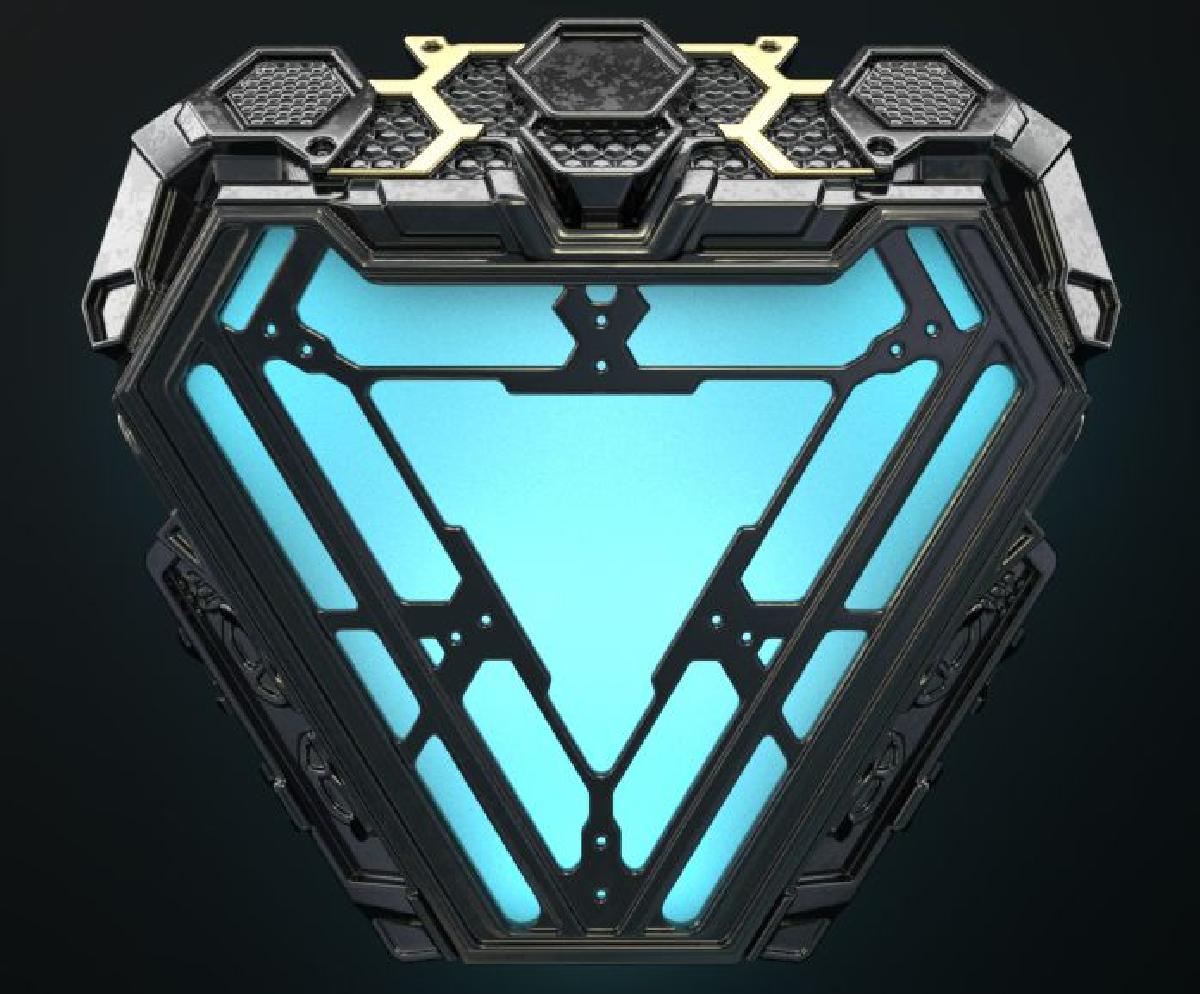 Endgame Arc Reactor (Filme Preciso e Vestivel) Carregador Sem Fio
