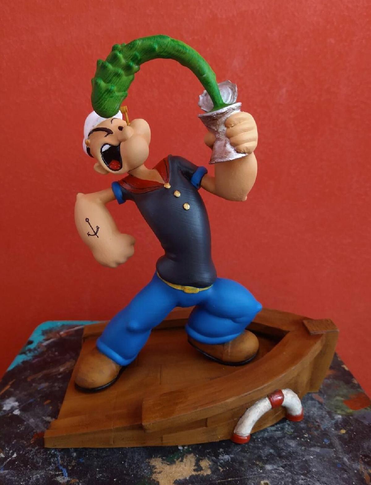 Escultura Popeye