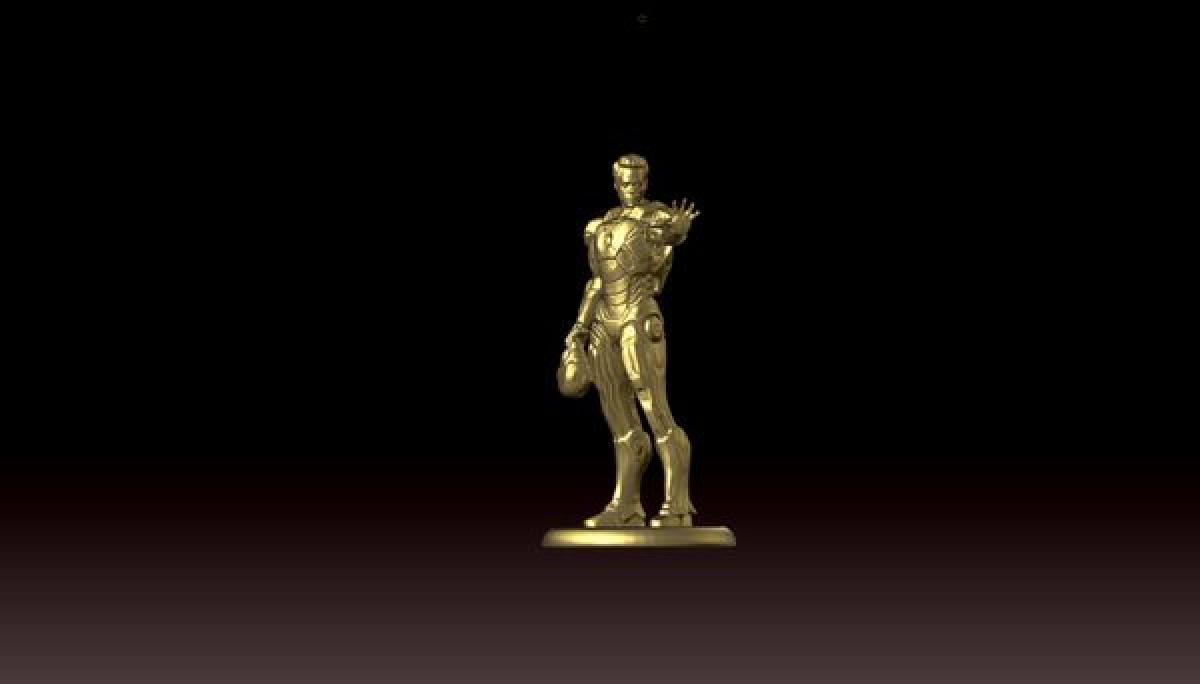 Figura de arte do fa do Ironman