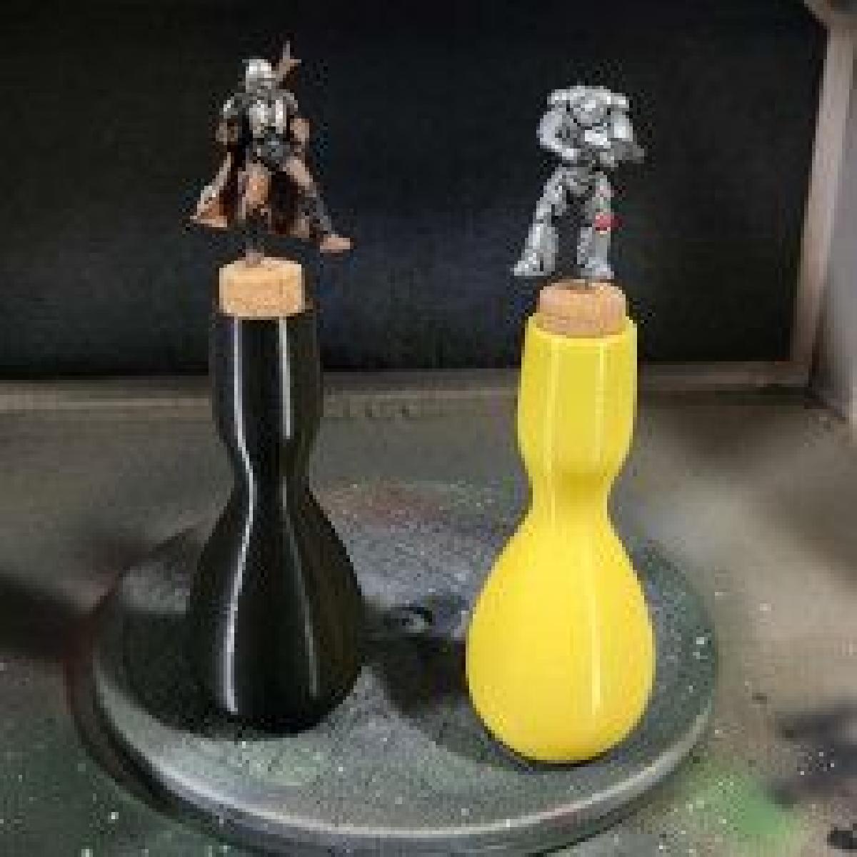 Cabo ergonomico para pintura de cortica