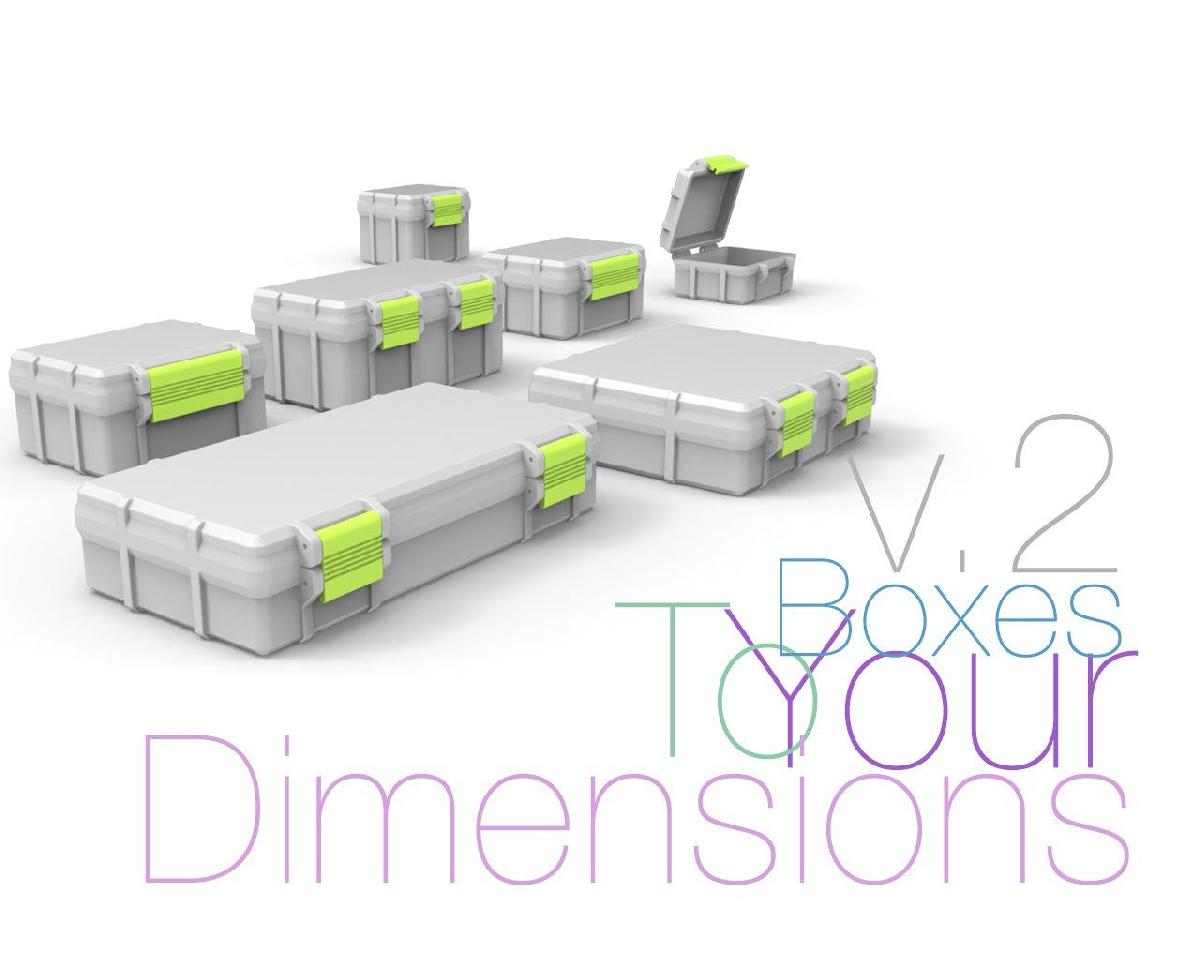 Caixas 3D para suas dimensoes v2