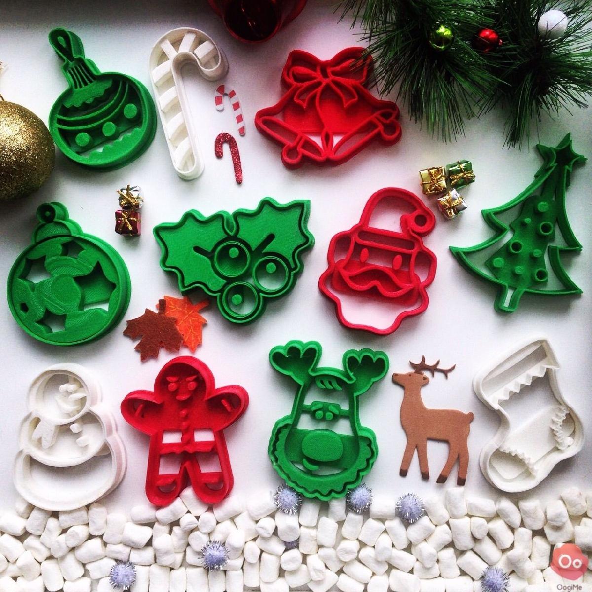 Cortador de biscoitos de meias de Natal