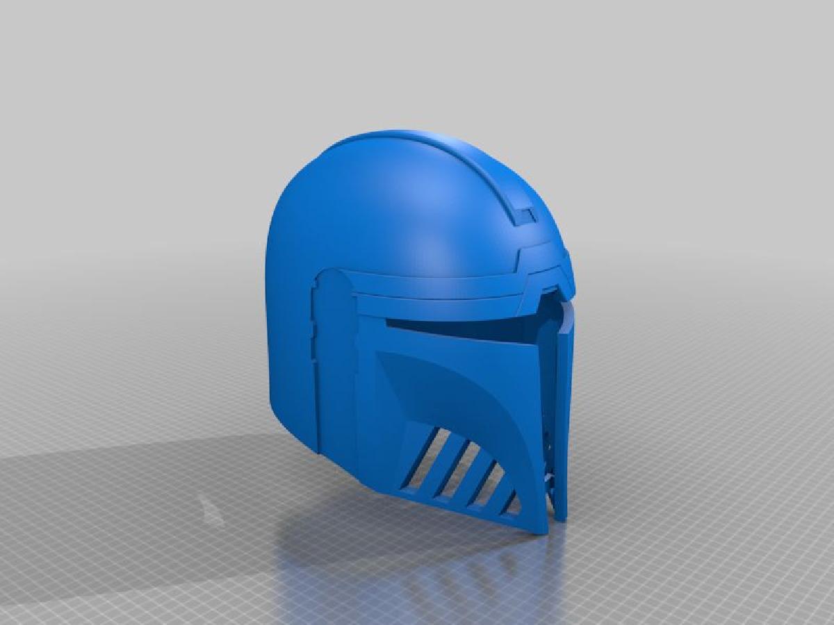 Capacete Mandaloriano inspirado em Star Wars Hunters