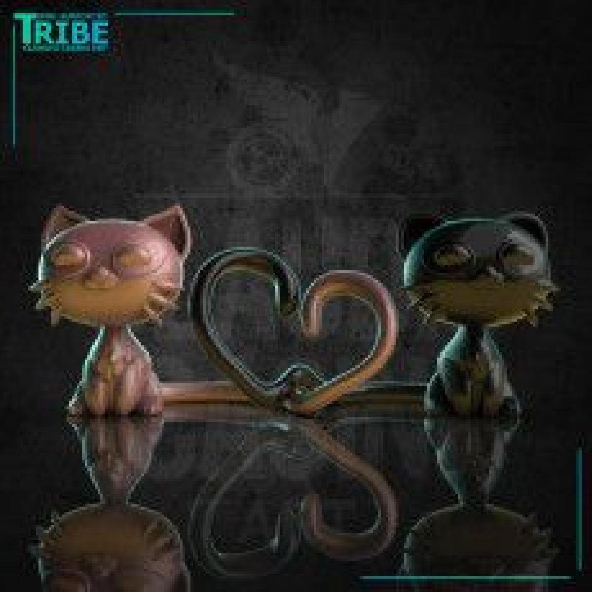 (FA 0014) Gatos apaixonados