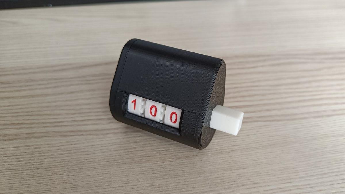 Contador de numeros mecanico