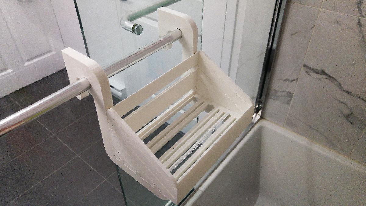 Suporte para caixa de xampu