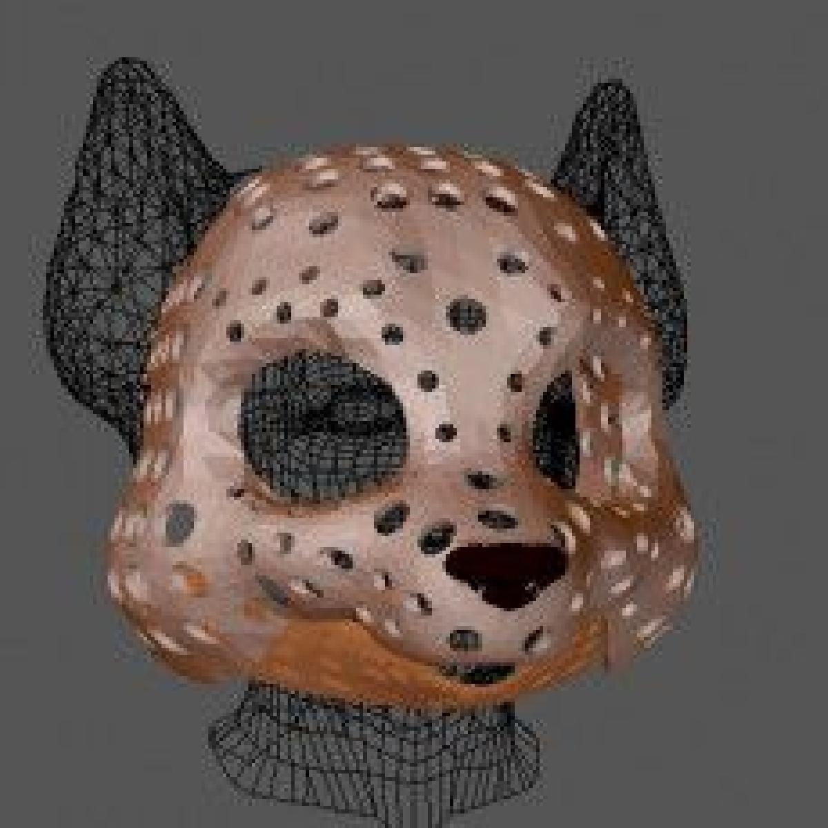 Fursuit  ou fantoche cabeca base   versao 84   cao bonito dos desenhos animados