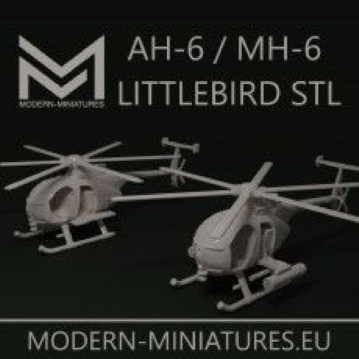 AH 6 & MH 6 helicoptero modular Littlebird