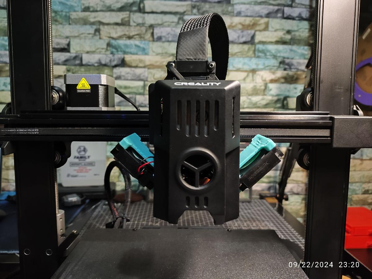 Ender 3 V3 KE Adaptador de Ventilador de Ventilacao