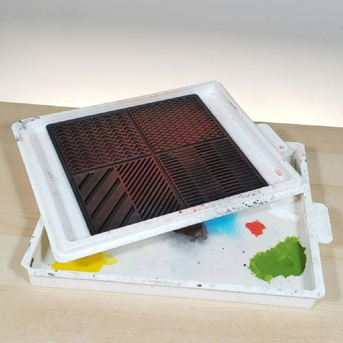 Paleta de textura de pincel seco (compativel com a paleta Sta Wet Handy da Masterson)