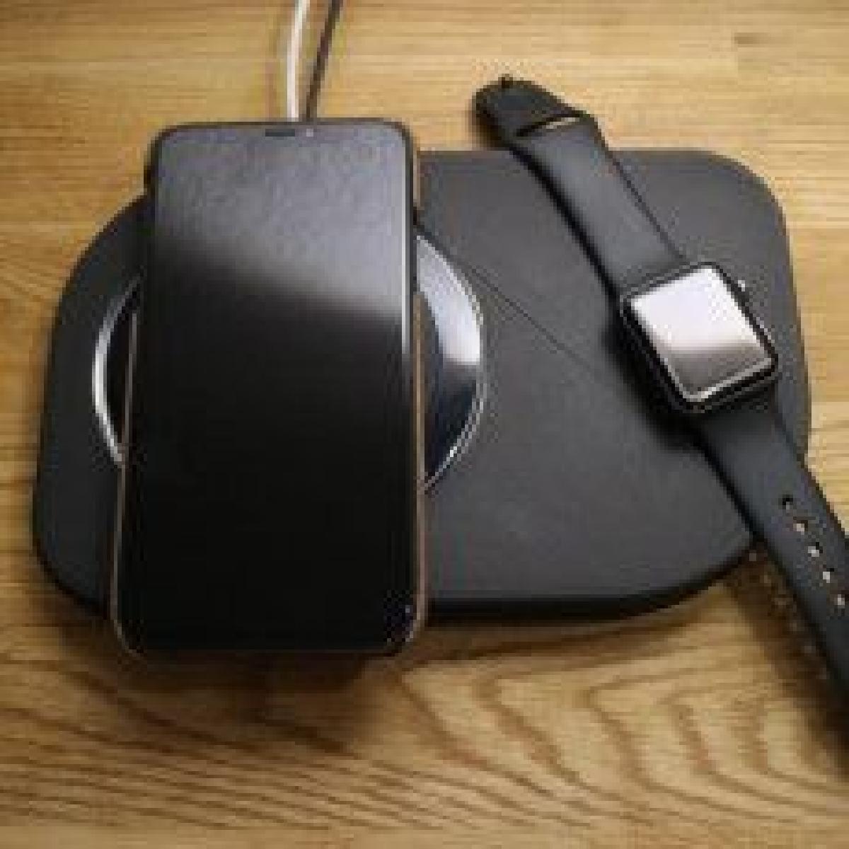 Dock de Carregador Sem Fio para iPhone e Relogio