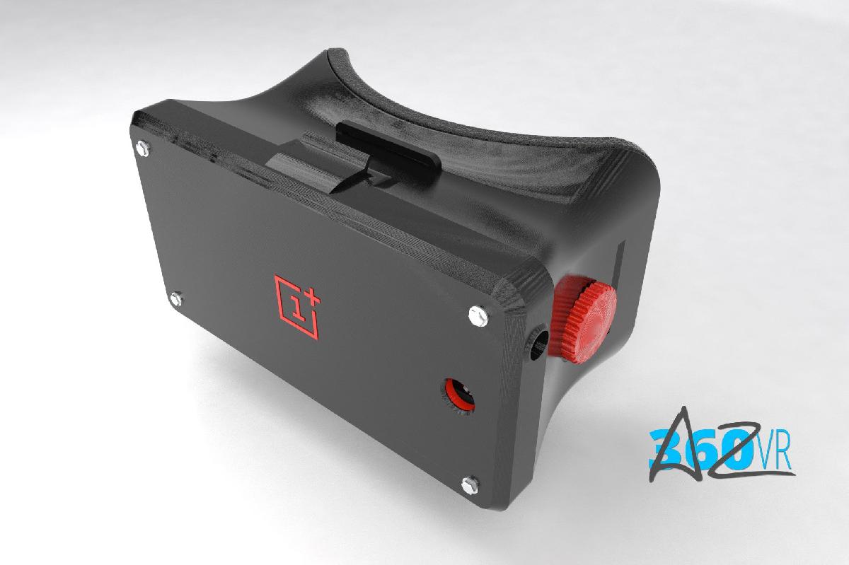 Fone de ouvido VR imprimível em 3D para smartphones