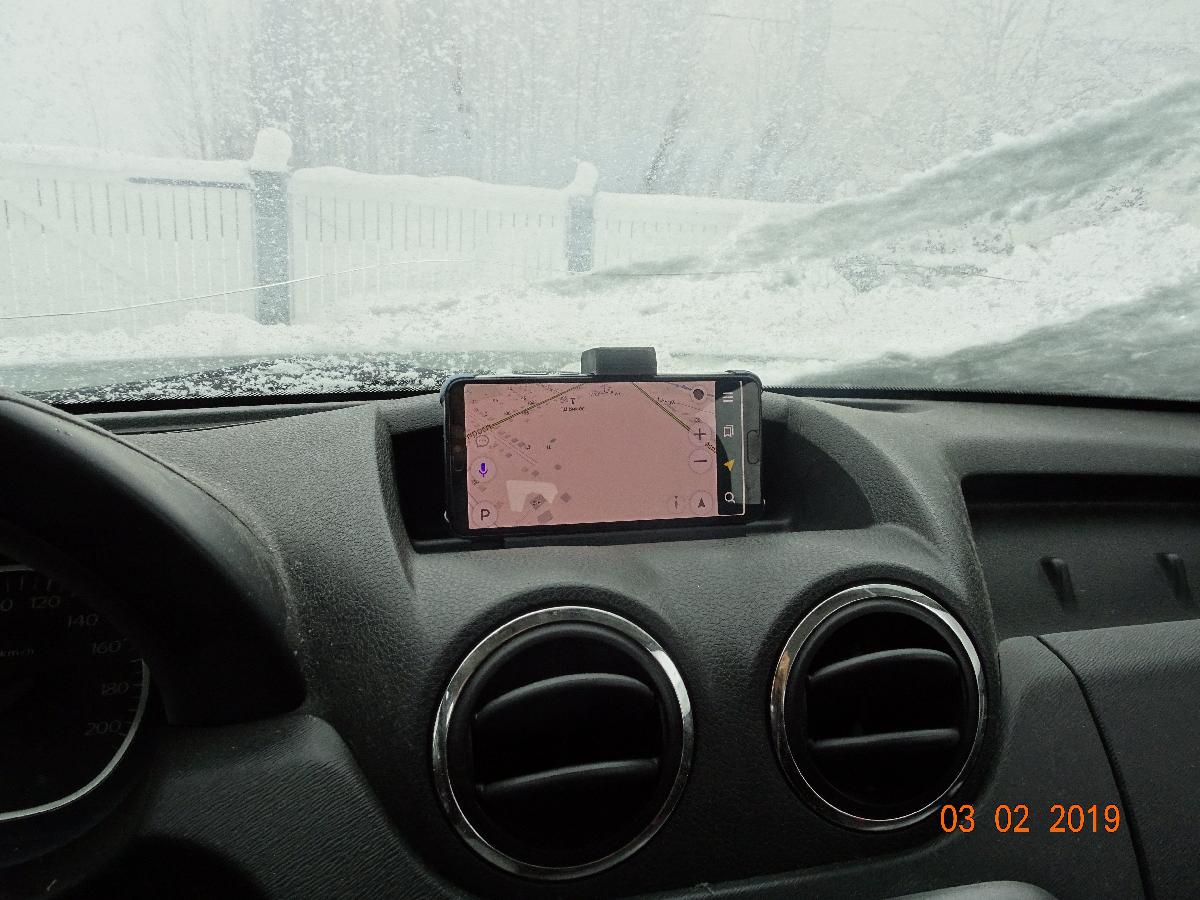Suporte para smartphone Renault/Dacia Duster