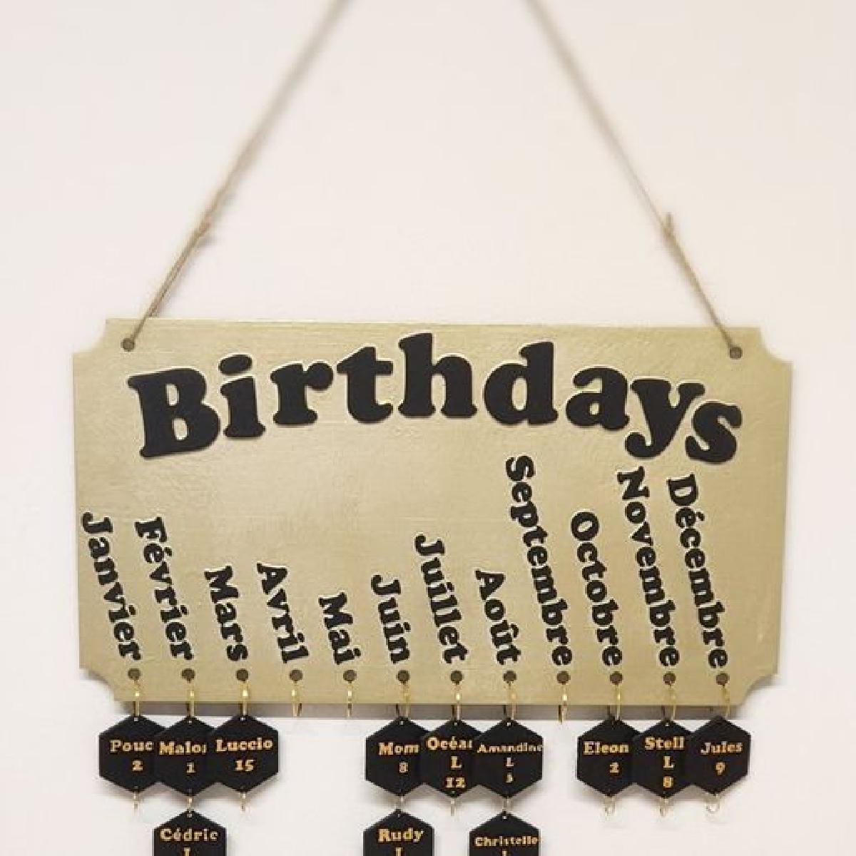 calendario de aniversario