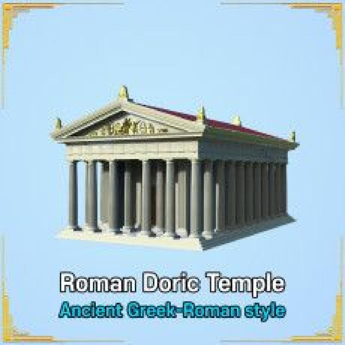 Templo dorico romano