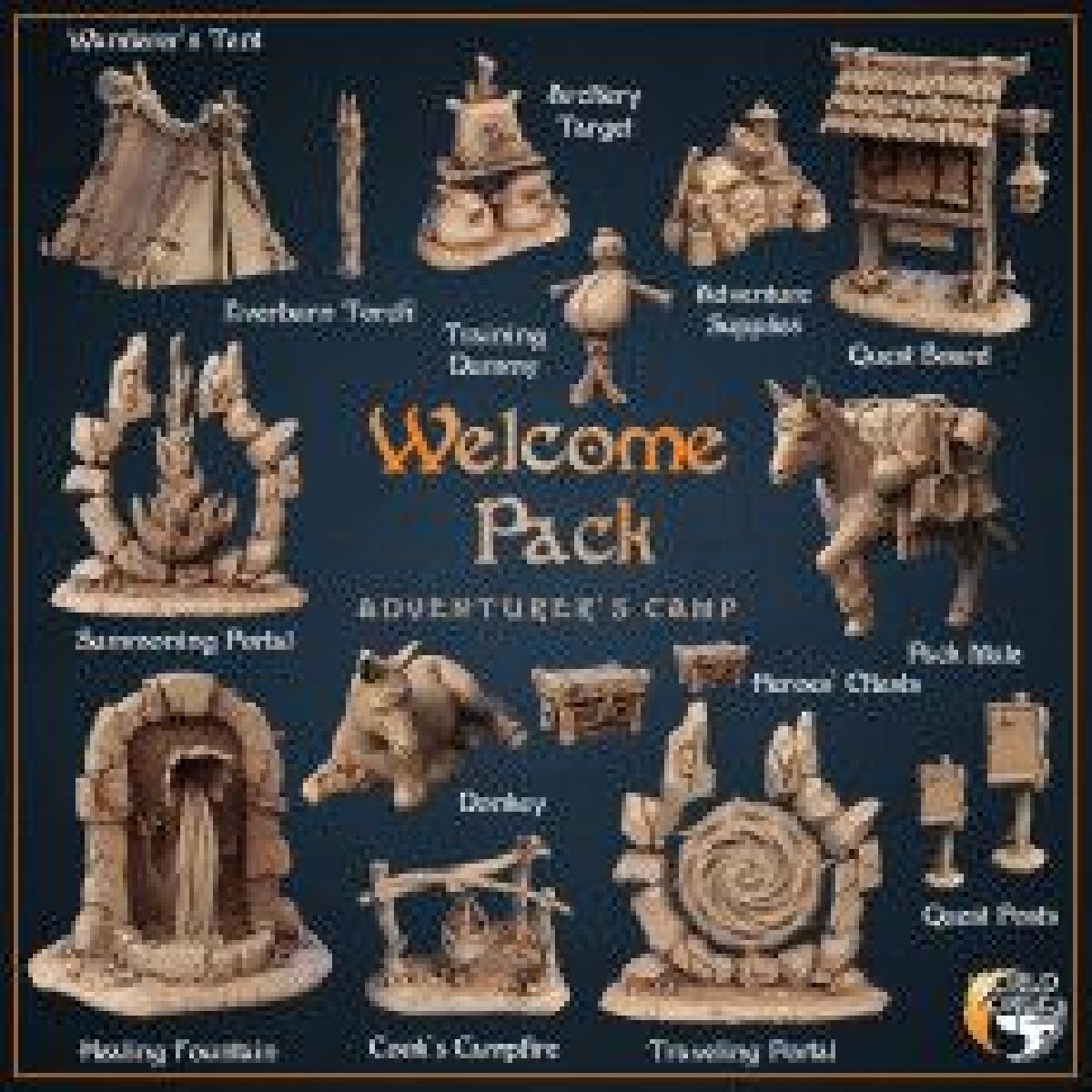 Pacote de boas vindas do World Forge