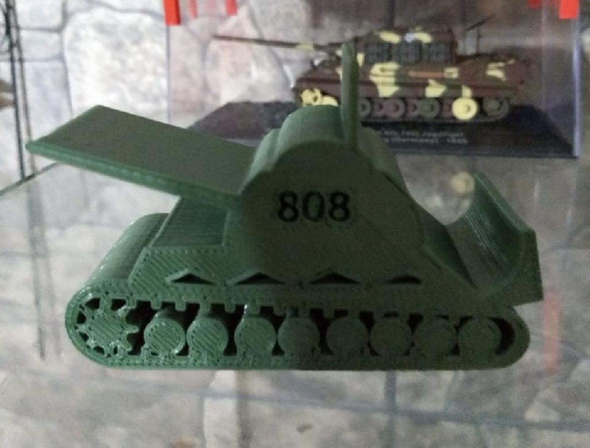 Suporte para telefone de tanque