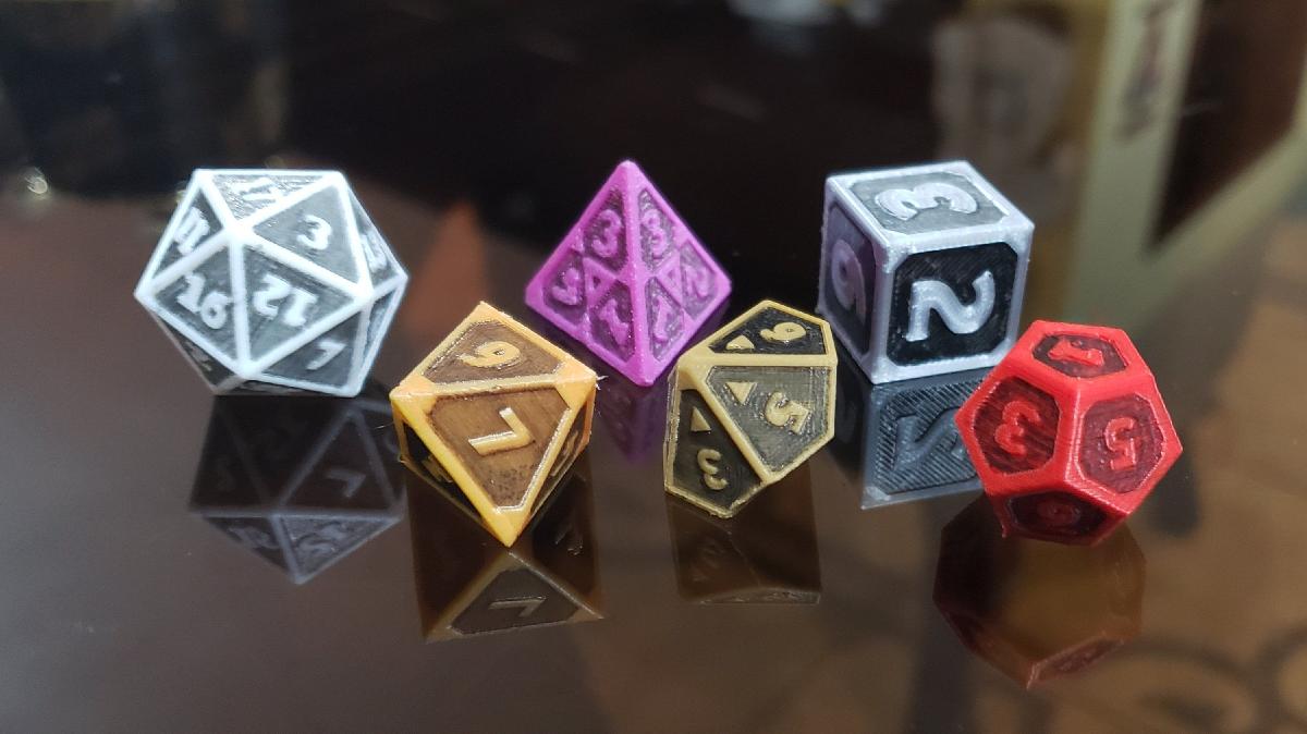 Dados de Dungeons and Dragons