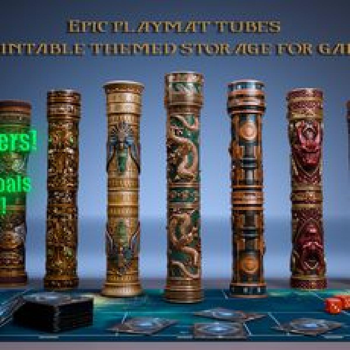 Tubos epicos de Playmat: Colecao Completa